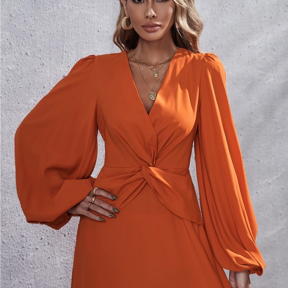 SHEIN Dresses & Skirts - Long orange maxi dress